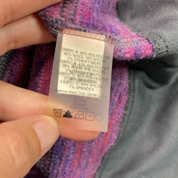 Title Nine Gray Swacket Wool Blend Sweater Jacket Medium - Picture 8 of 11